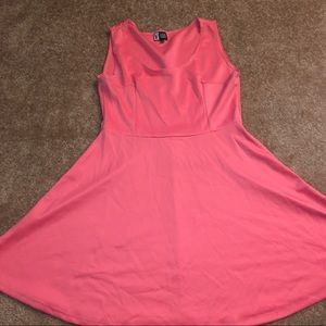 Pink/Salmon Skater Dress